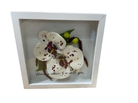 Silk Orchid picture frame