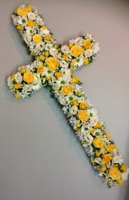 Loose yellow & white Cross