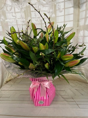 Pink Lily Bouquet