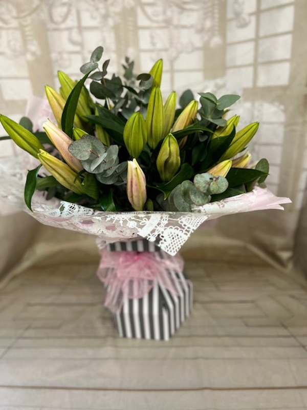 Lily Bouquet buy online or call 01452 332203