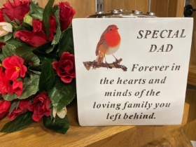 Robin Flower bowl Memorial