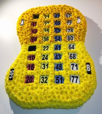 Bingo board.
