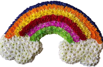 Rainbow Funeral tribute