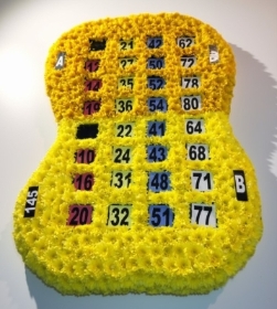 Bingo board.