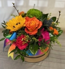 Rainbow Hatbox