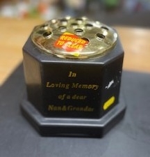 Black Nan & Grandad Rose Bowl