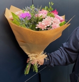 Cone wrap   Pink & Purple